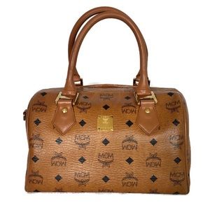 MCM Brown Boston Hand Bag